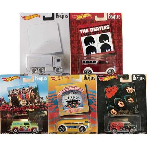 Hot Wheels Pop Culture The Beatles Set Completo Miniaturas