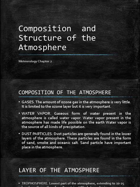 Composition And Structure Of The Atmosphere Pptpptx Pdf Atmosphere