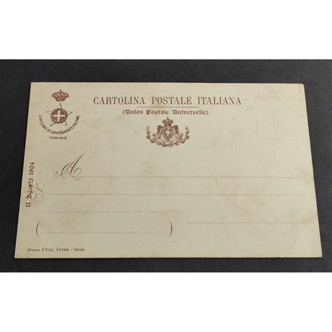 Cartolina Commissariato Militare I Corpo D Armata Torino