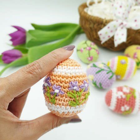 Beautiful Easter Eggs Crochet Pattern Pdf