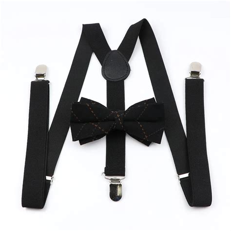 Vêtements lingerie Nouvelle bretelle avec nœud papillon pour hommes ensemble de bretelles pour