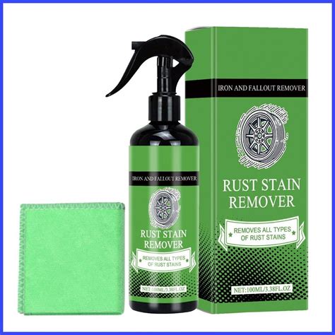 Car Rust Removal 100ml Auto Rust Remover With Towel Iron Remover Car