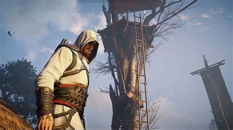 Assassins Creed Valhalla Altair Outfit And Brutal Hidden Blade Stealth And Unarmed Combat Youtube