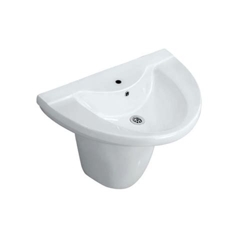 Ceramic Jaquar Wash Basin With Half Pedestal White At Rs 8000 Piece In