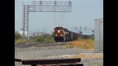 Bnsf 5650 Leads An Empty Coal Up North Youtube