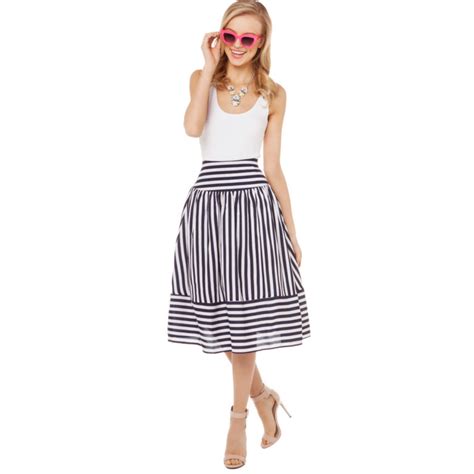 Юбка в полоску - модель на все случаи жизни, модные луки + фото in 2020 ...