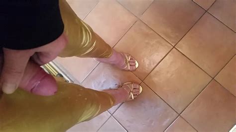 Cumming In Gold Leggings And High Heels Gay Crossdresser Porn Xhamster