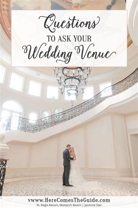 50 Questions To Ask A Wedding Venue Wedding Venue Questions Wedding
