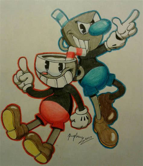 Cuphead And Mugman By Proplexus On Deviantart