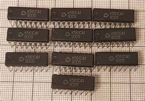 Микросхема К561СА1, 10 штук / Аналоги: MC14531, 561СА1, КР561СА1 / 12 ...