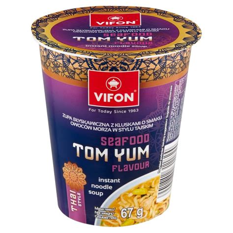 Vifon Tom Yum Zupa Z Kluskami O Smaku Owoc W Morza W Stylu Tajskim G