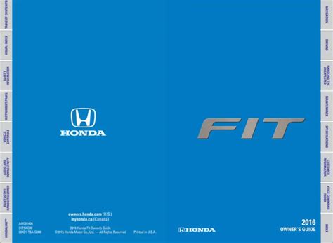 Honda Fit Owners Manual Free Pdf