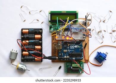 Arduino Circuit Board Project Servo Motor Stock Photo 2235298933 ...