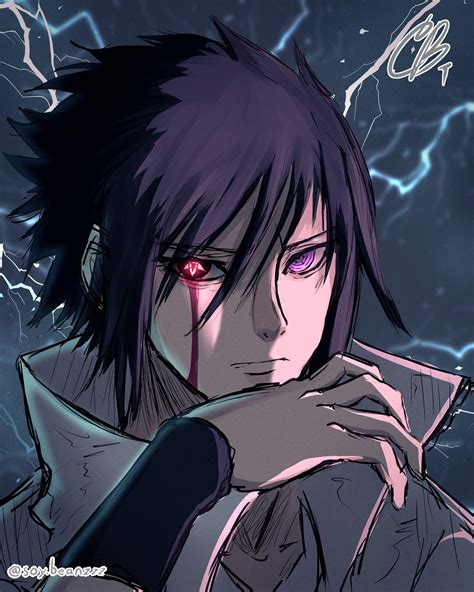 Mata Rinnegan Sasuke