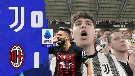 SI È GIRATO GIROUD JUVENTUS 0 1 MILAN LIVE REACTION dall ALLIANZ