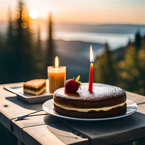 Premium AI Image Naked Black Forest Cake Schwarzwald Pie Cake With Dark Chocolate Whipped