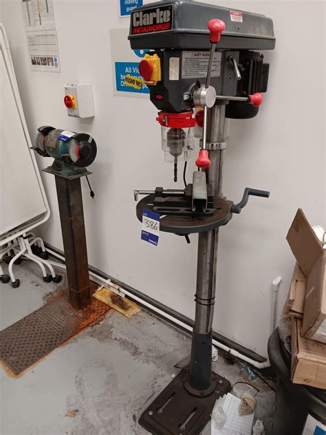 Clarke Metal Worker Cdp351f 12 Speed Floor Mounted Pillar Drill