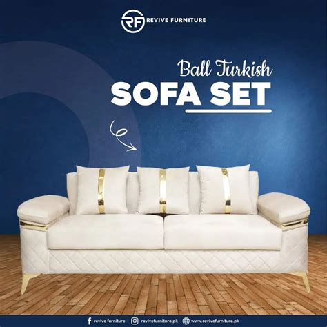 Ball 6 seater sofa - Revive Furniture