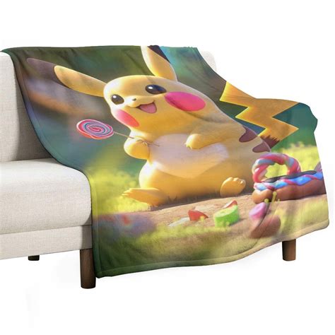 Pokemon Pikachu Throw Blankets For Girl And Boy30 In X 50 In