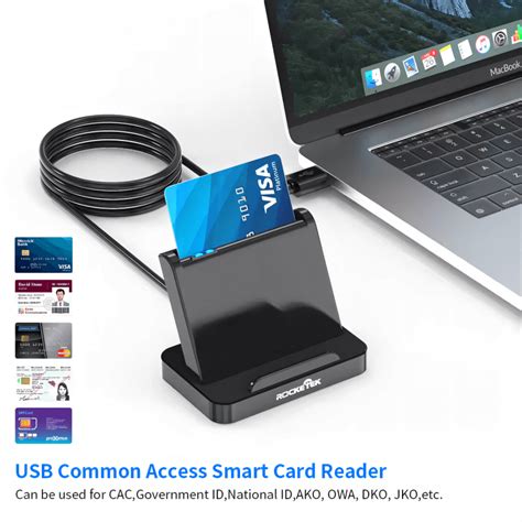 Rocketek USB A Smart Card Sim Card Reader Rocketeck