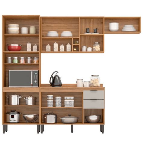 Cozinha Completa Firenze Portas Gavetas Am Ndola Touch Nude Prime Tx Dem Bile