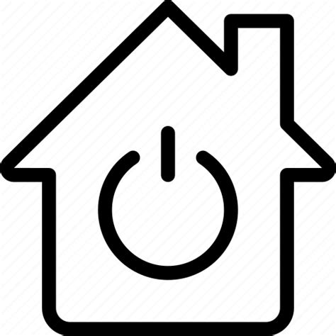 Power Switch House Technology Icon Download On Iconfinder