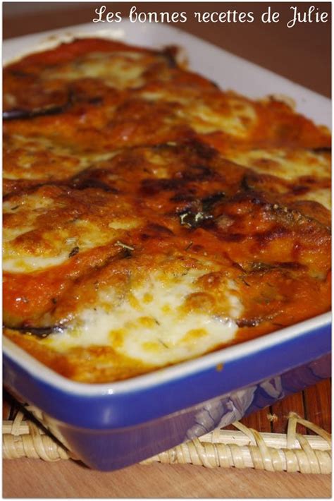 Gratin Daubergines Sa Sauce Tomate Au Parmesan Et Sa Mozzarella