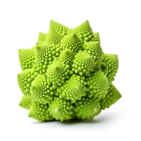 Premium AI Image Romanesco Broccoli Vegetables Isolated On White