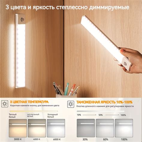 Купить Светодиодная подсветка шкафа с датчиком движения, Подсветка ...