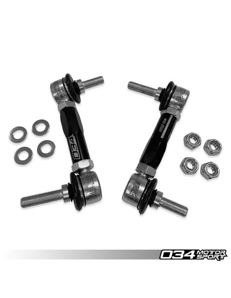 Biellettes de barre stabilisatrice arrière réglable 034Motorsport pour