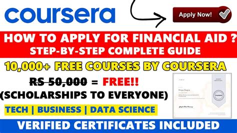 Coursera Free Certification Courses How To Apply For Coursera