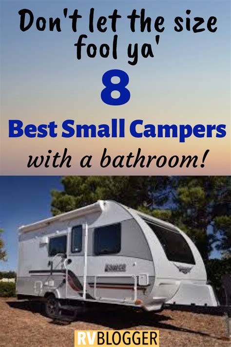 15 best small camper trailers with bathrooms – Artofit