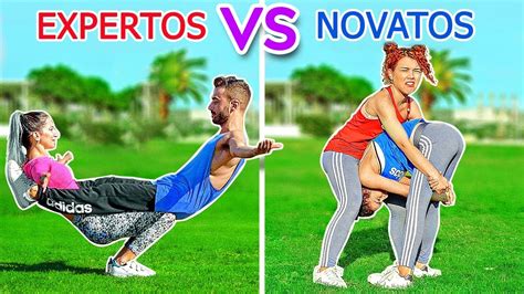 ¡el Reto AcrobÁtico Definitivo Expertos Vs Novatostrucos Imposibles