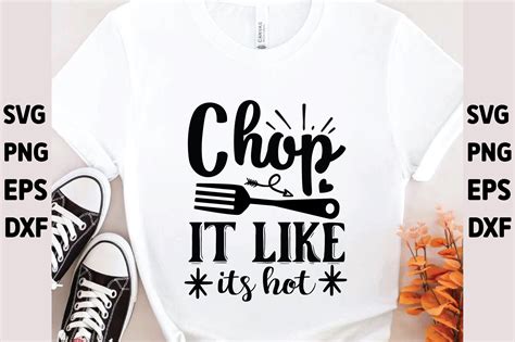 Chop It Like Its Hot Graphic By PinkDigitalArt Creative Fabrica
