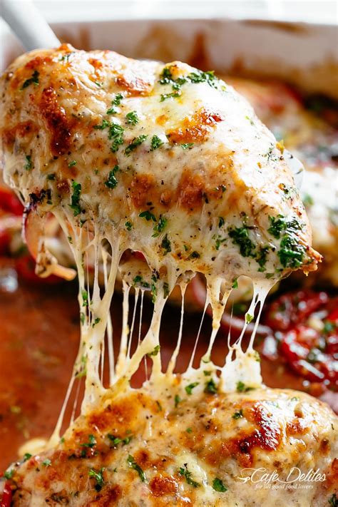 Balsamic baked chicken breast with mozzarella cheese – Artofit
