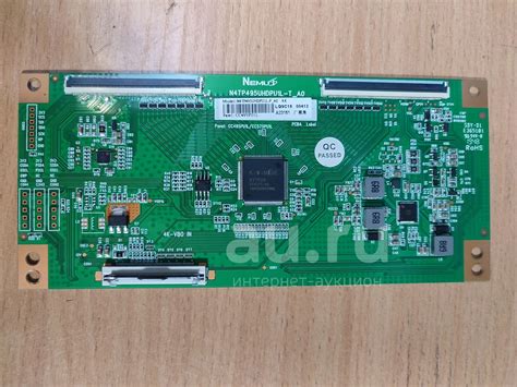 Плата T-con N4TP495UHDPU1L-T A0, Panel:CC495PU1L/CC575PU1L, телевизора ...