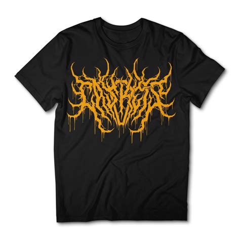 Death Metal Logo Black T-shirt – Caskets Band