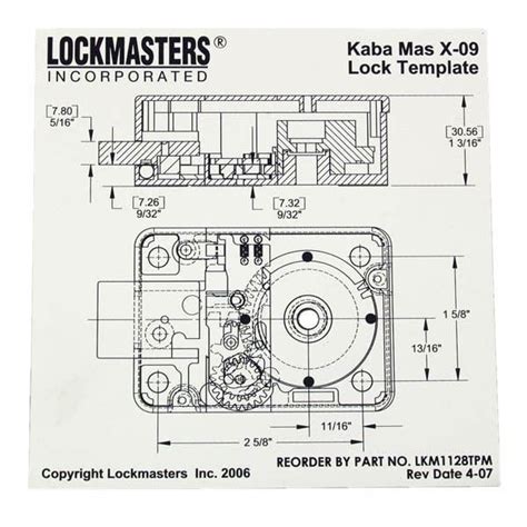 Kaba Mas X 10 Template Magnetic LKM1142TPM 46 OFF