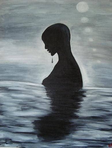 Still Water 32x24 80x60cm Original Nude Woman Canvas Free Shipping Worldwide ELENA