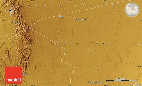 Physical Map Of Daniëlskuil