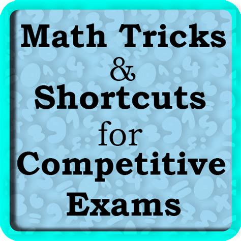 Math Tricks Competitive Exam Apps On Google Play