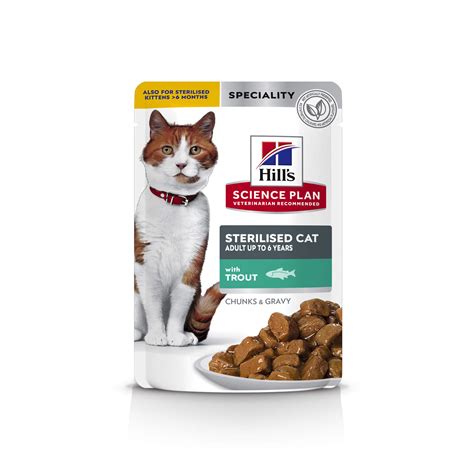 Hill's Science Plan Sterilised Cat Adult Hrana za Mačke s Pastrvom 85 g