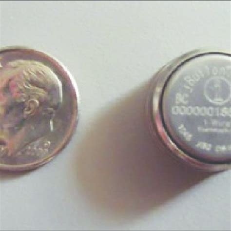Self Contained Ibutton Temperature Logger Dime Is Included For Size