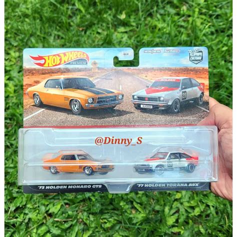 Jual Hot Wheels Premium Two Pack 73 Holden Morano GTS Vs 77 Holden Torana A9X Original Shopee