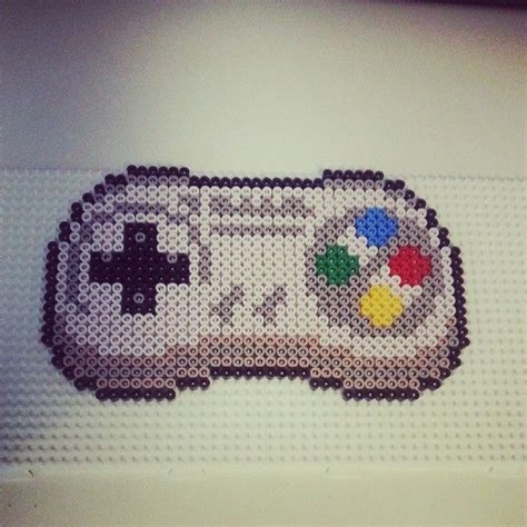 Nintendo Controller Perler Beads By Nessiesbeads