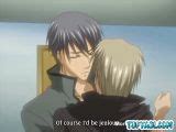 Sexy Gay Anime Guys Having A Tongue Kiss Makeout Moment