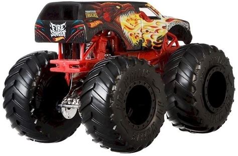 HOT WHEELS MONSTER TRUCKS AUTO POJAZD FIRE STARTER 1800237000 Sklep Internetowy ToysPlanet Pl