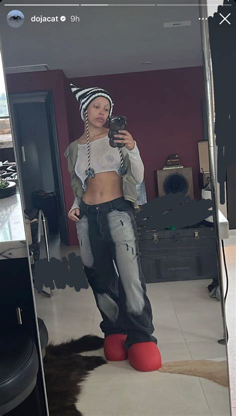 Doja Cat Ditches Bra To Flaunt Result Of Her Boob Job