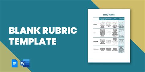 rubric format template  infoupdateorg