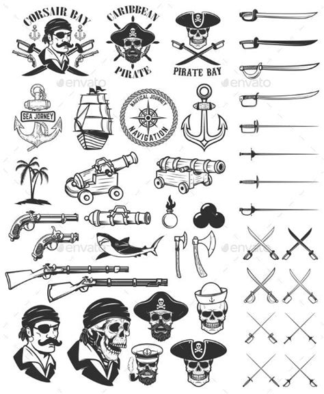 Simple Pirate Tattoo